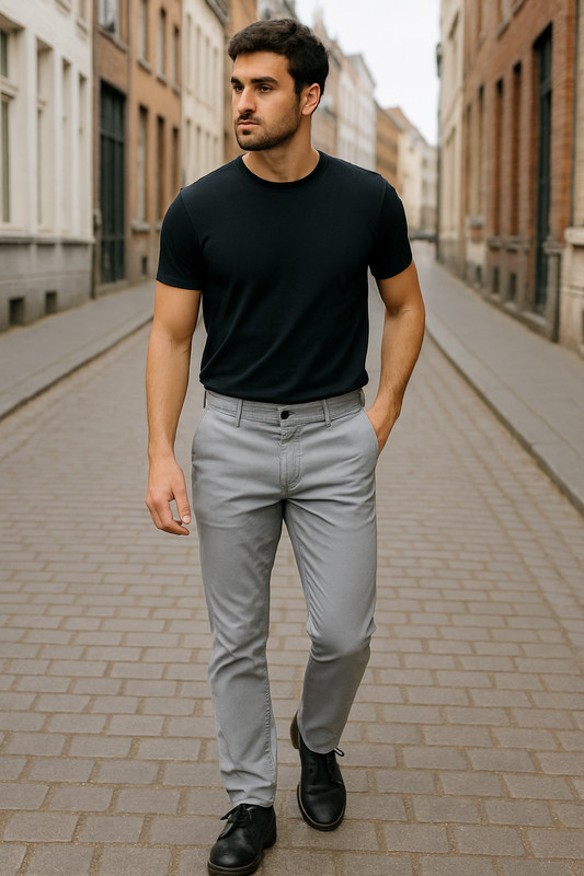 PANTALON DRILL EN ALGODON