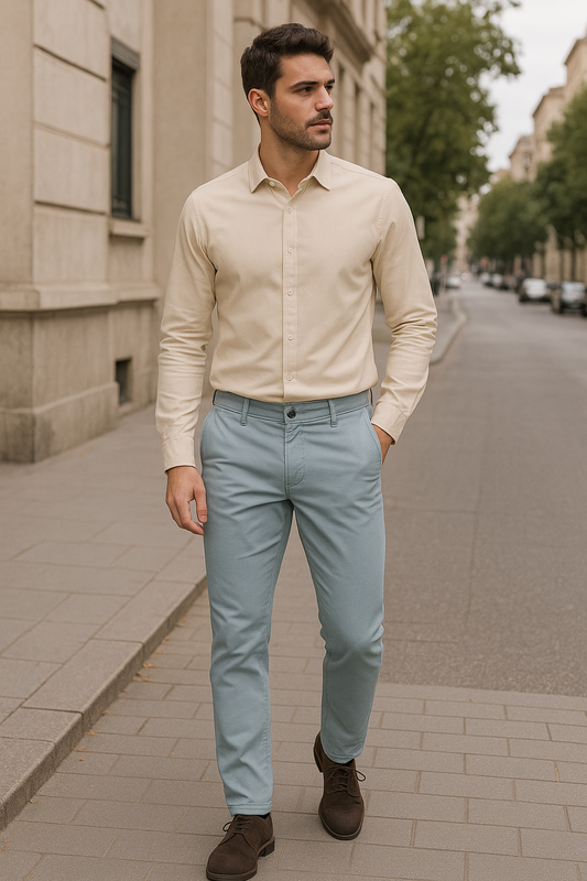 PANTALON DRILL EN ALGODON