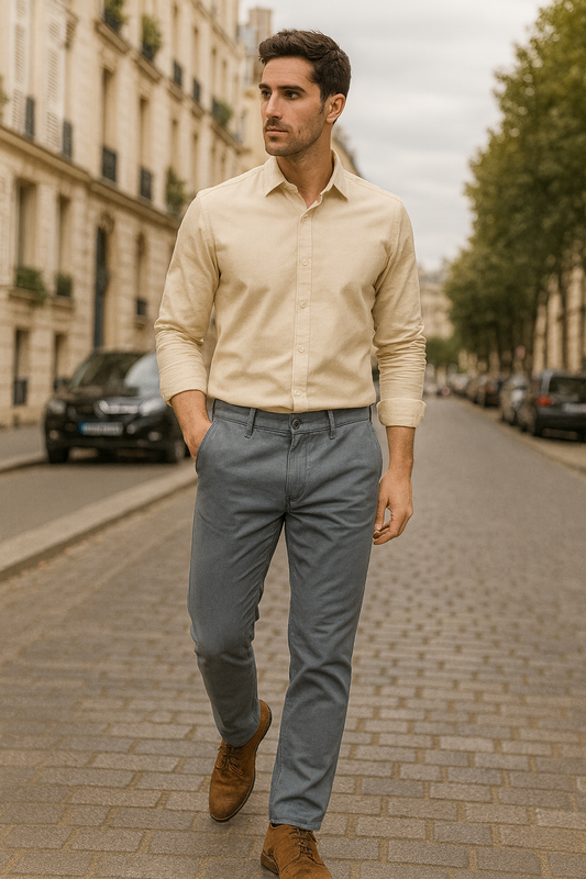 PANTALON DRILL EN ALGODON