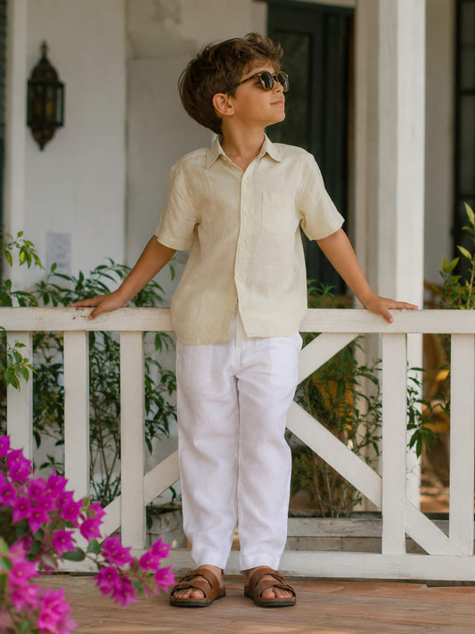 PANTALÓN LINO NIÑO BUZIOS