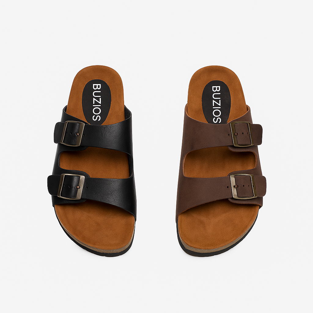SANDALIAS CUERO HOMBRE