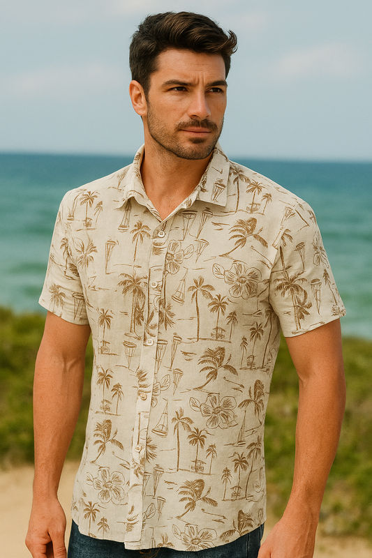 CAMISA MANGA CORTA HOMBRE