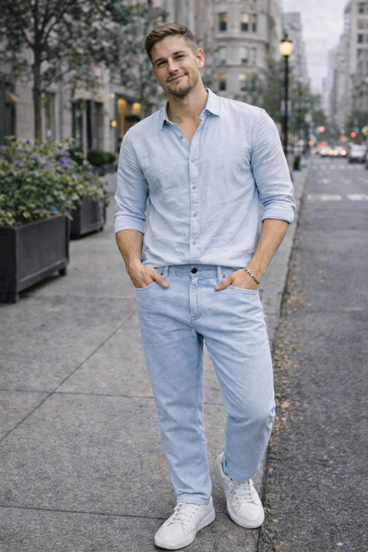 PANTALON LINO HOMBRE