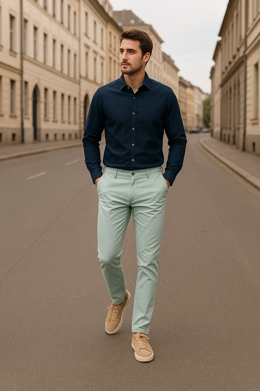 PANTALON DRILL EN ALGODON