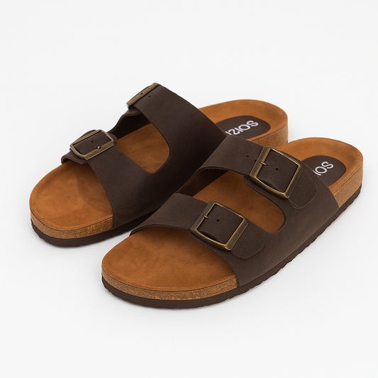 SANDALIAS CUERO HOMBRE
